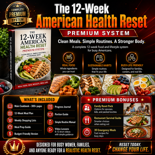 The 12-Week American Health Reset – Premium System
