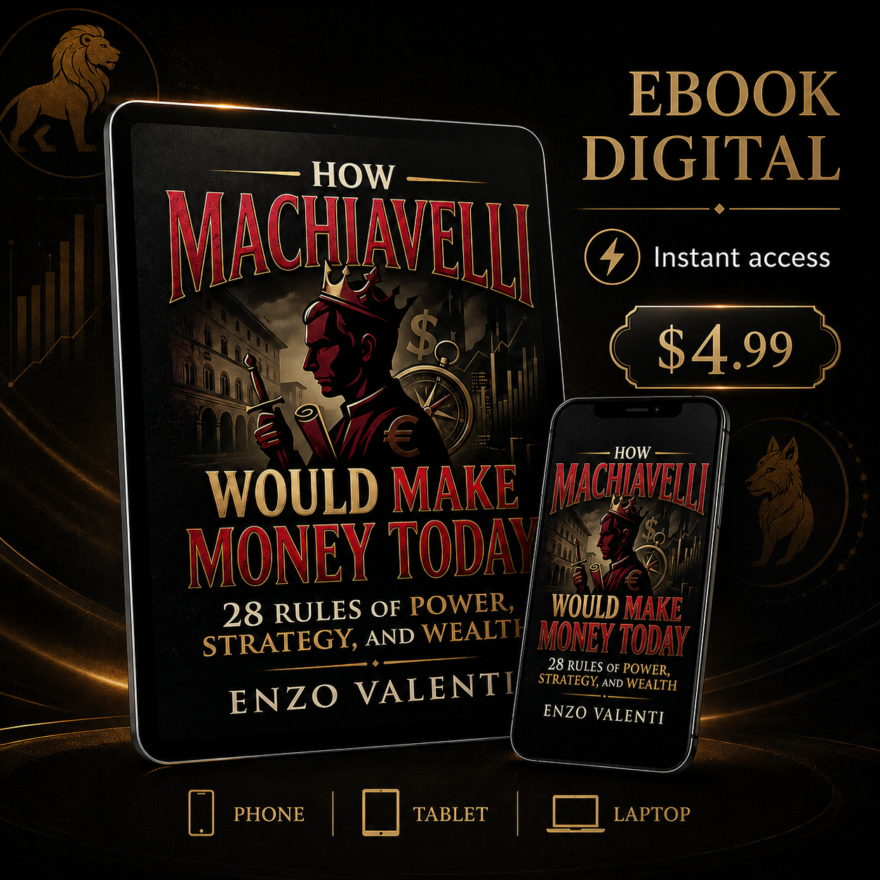 How Machiavelli Would Make Money Today 28 Rules of Power, Strategy, and Wealth Ebook