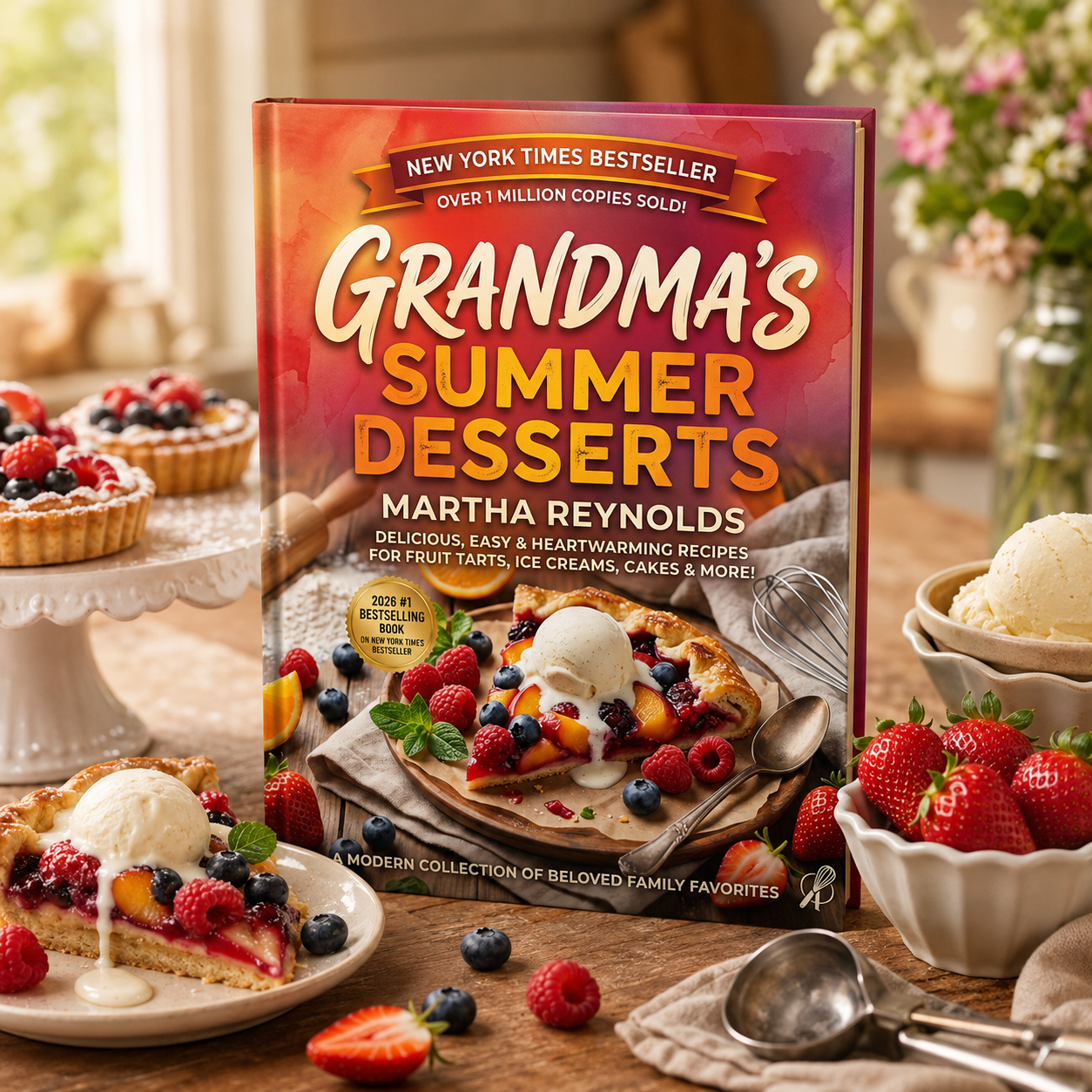 Grandma’s Summer Desserts Delicious, Easy &; Heartwarming Recipes for Fruit Tarts, Ice Creams, Cakes &amp; More