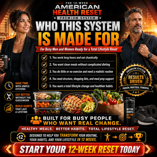The 12-Week American Health Reset – Premium System