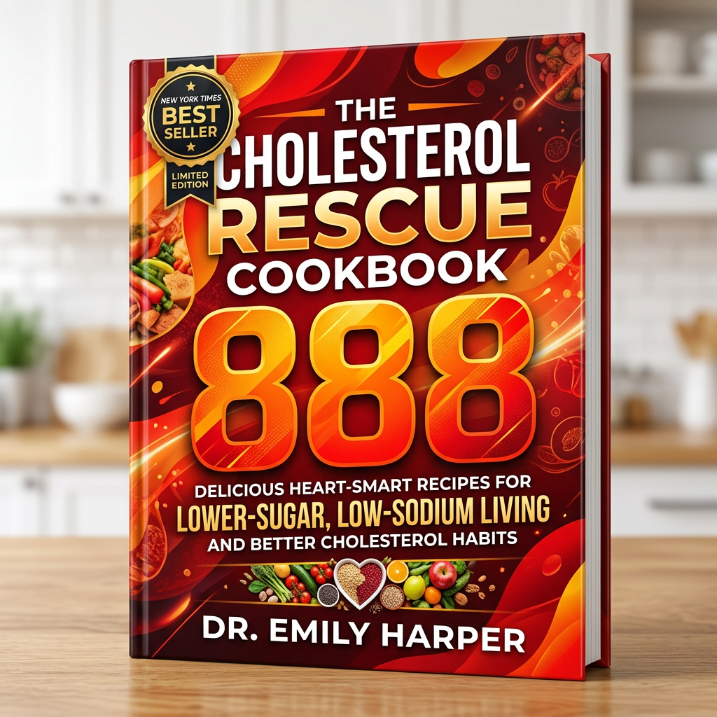 The Cholesterol Rescue Cookbook 888 Delicious Heart-Smart Recipes for Lower-Sugar, Low-Sodium Living and Better Cholesterol Habits