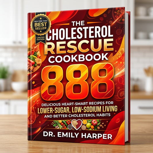 The Cholesterol Rescue Cookbook 888 Delicious Heart-Smart Recipes for Lower-Sugar, Low-Sodium Living and Better Cholesterol Habits