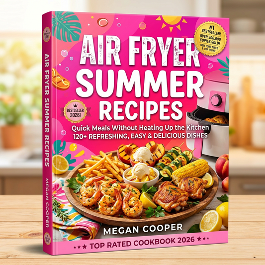 Air Fryer Summer Recipes Quick Meals Without Heating Up the Kitchen — 120+ Refreshing, Easy ; Delicious Dishes